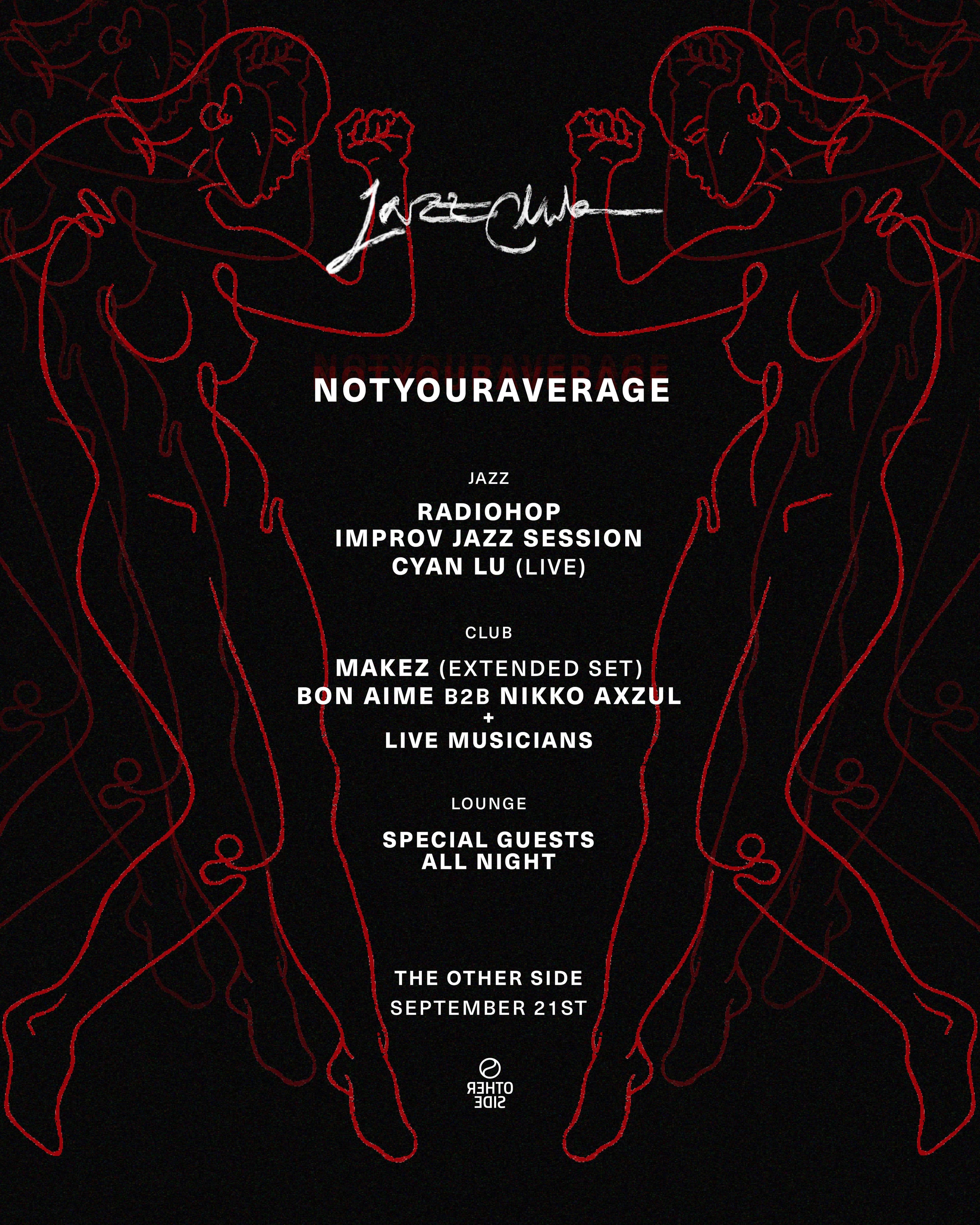 NOTYOURAVERAGE — event artwork